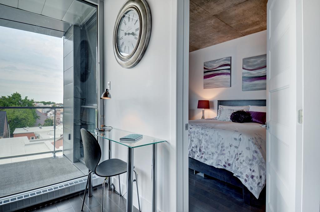 Les Immeubles Charlevoix - Le 760-605 Apartment Квебек Стая снимка
